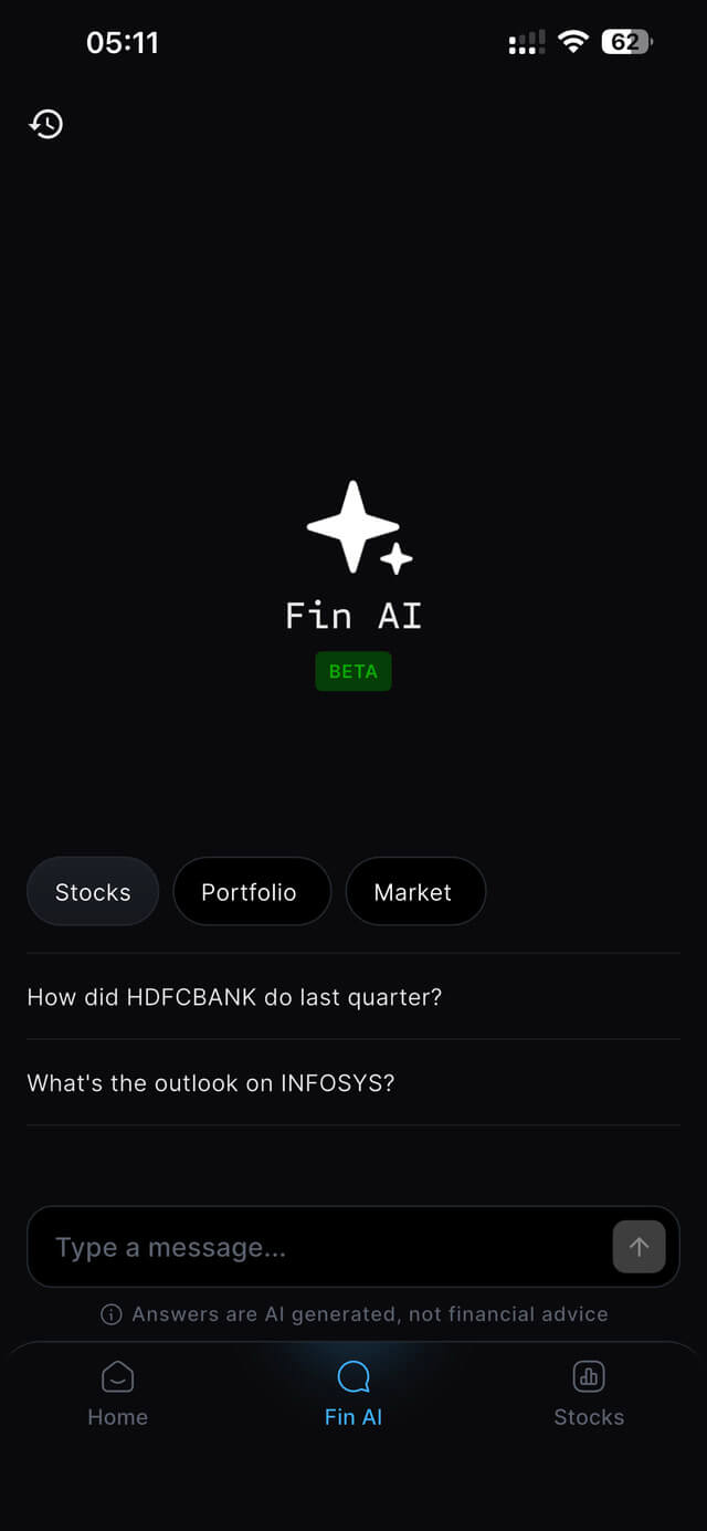 Diversifi secondary interface